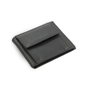 Čierna pánska kožená peňaženka - dolarovka