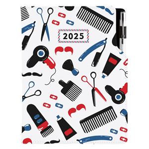 Diár KADERNÍCKY Barber - DESIGN denný B6 2025