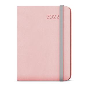 Týždenný diár 2022 Zoro Flexi s poznámkami A5 - Pastelová ružová