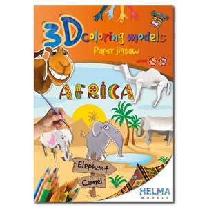 3D Maľovanky - Afrika