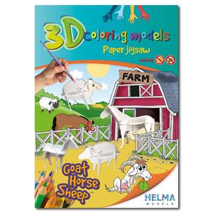 3D Maľovanky - Farma