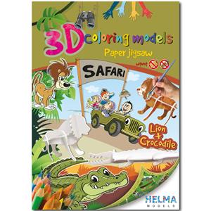3D Maľovanky - Safari