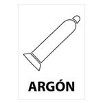 Argón, plast 2mm 148x210mm