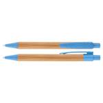 Bambusové guľôčkové pero Panda - modrá