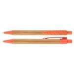 Bambusové guľôčkové pero Panda - oranžová