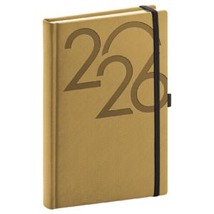 Denný diár 2026 A5 Ajax - zlatá