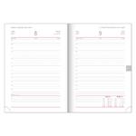 Denný diár 2026 A5 Tomy - hnedo-červená