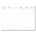 Denný diár A5 2026 Vario - Olive s gumičkou