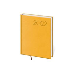 Denný diár B6 2022 Print Pop - žltá
