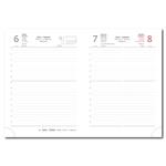 Denný diár B6 2026 Print Pop - fialová