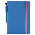 Diár AMOS denný A5 2027 český - modrá/červená gumička