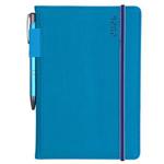 Diár AMOS týždenný A5 2026 - modrá/modrá gumička