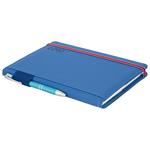 Diár AMOS týždenný špeciál A5 2027 - modrá/červená gumička