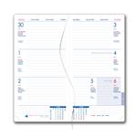 Diár AMOS týždenný vreckový 2026 polský - čierna/modrá gumička