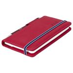 Diár AMOS týždenný vreckový 2027 český - červená/modrá gumička