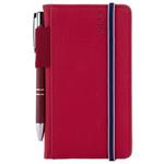 Diár AMOS týždenný vreckový 2027 český - červená/modrá gumička