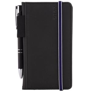 Diár AMOS týždenný vreckový 2027 český - čierna/modrá gumička