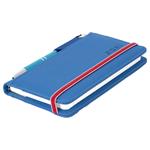 Diár AMOS týždenný vreckový 2027 český - modrá/červená gumička