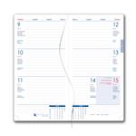 Diár AMOS týždenný vreckový 2027 polský - modrá/červená gumička