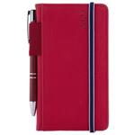 Diár AMOS týždenný vreckový 2027 slovenský - červená/modrá gumička