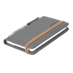 Diár AMOS týždenný vreckový 2027 slovenský - sivá/oranžová gumička