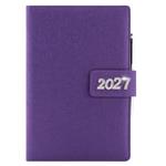 Diár BRILIANT denný A5 2027 český - fialová