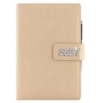 Diár BRILIANT denný B6 2027 - zlatá