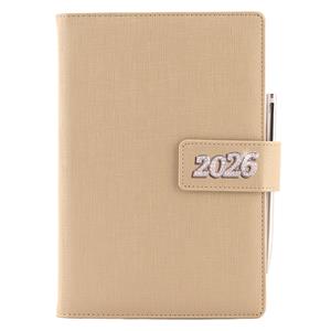 Diár BRILIANT týždenný A5 2026 - zlatá