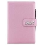 Diár BRILIANT týždenný špeciál A5 2027 - svetlo ružová