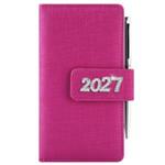 Diár BRILIANT týždenný vreckový 2027 polský - ružová