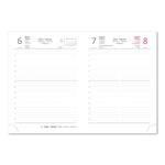 Diár denný B6 2026 Vario - Pink s gumičkou