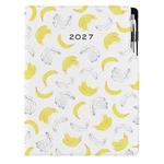 Diár DESIGN denný A4 2027 - Banán