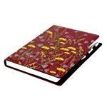 Diár DESIGN denný A4 2027 - bordová - Lúka