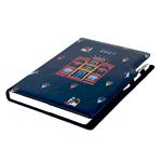 Diár DESIGN denný A4 2027 český - modrá - Hotel