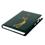 Diár DESIGN denný A4 2027 český - zelená - Golf muž