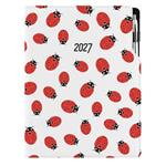 Diár DESIGN denný A4 2027 - Lienka