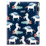 Diár DESIGN denný A4 2027 - modrá - Kone