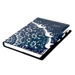 Diár DESIGN denný A4 2027 - modrá - Ornament