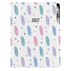 Diár DESIGN denný A4 2027 - Pierka