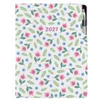 Diár DESIGN denný A4 2027 poľský - Jarné kvety