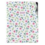 Diár DESIGN denný A4 2027 poľský - Jarné kvety