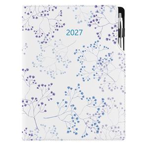 Diár DESIGN denný A4 2027 poľský - Lúčne kvety