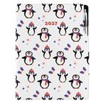 Diár DESIGN denný A4 2027 poľský - Tučniak