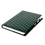 Diár DESIGN denný A4 2027 - zelená - Vetvičky