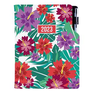 Diár DESIGN denný A5 2023 slovenský - Tropic