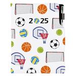 Diár DESIGN denný A5 2025 poľský - Šport