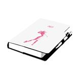 Diár DESIGN denný A5 2027 český - biela - Golf žena