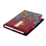 Diár DESIGN denný A5 2027 český - bordová - Víno