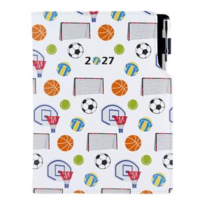 Diár DESIGN denný A5 2027 český - Šport