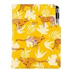 Diár DESIGN denný A5 2027 český - žltá - Gepard